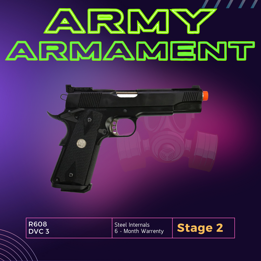 Army Armament Stage 2 R30 M1911A1 GBB Gel Blaster
